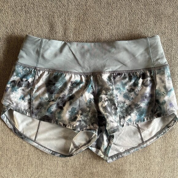 Lululemon Speed Up Short *2.5" Kaleidofloral Multi/Blue Cast - Picture 2 of 5